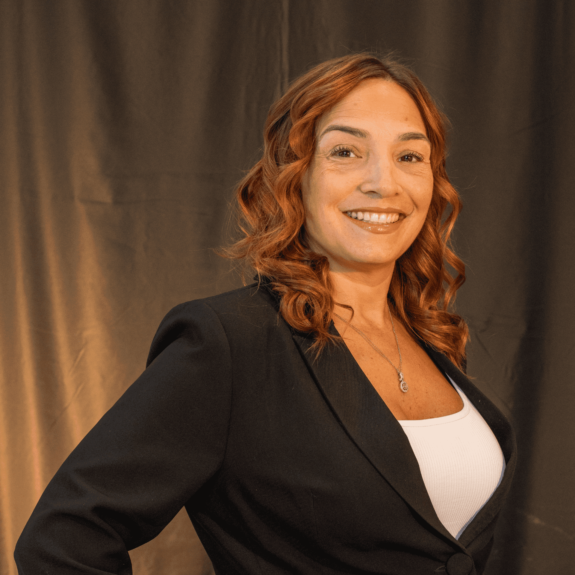 Portrait of Leah O'Connor, a professional stylist at Salon L Manayunk, showcasing their expertise and style.