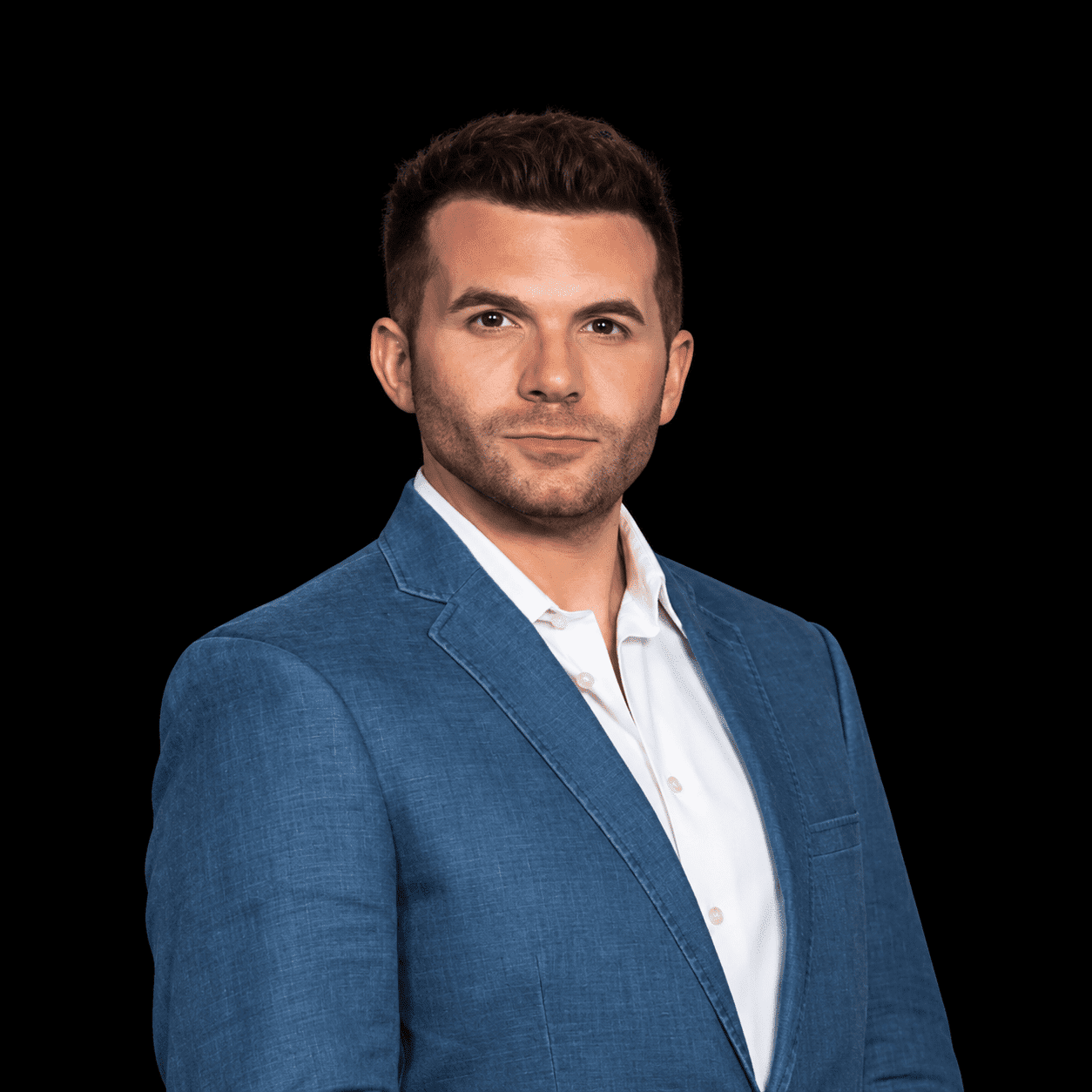 Portrait of Michael Garrity, a professional stylist at Salon L Manayunk, showcasing their expertise and style.